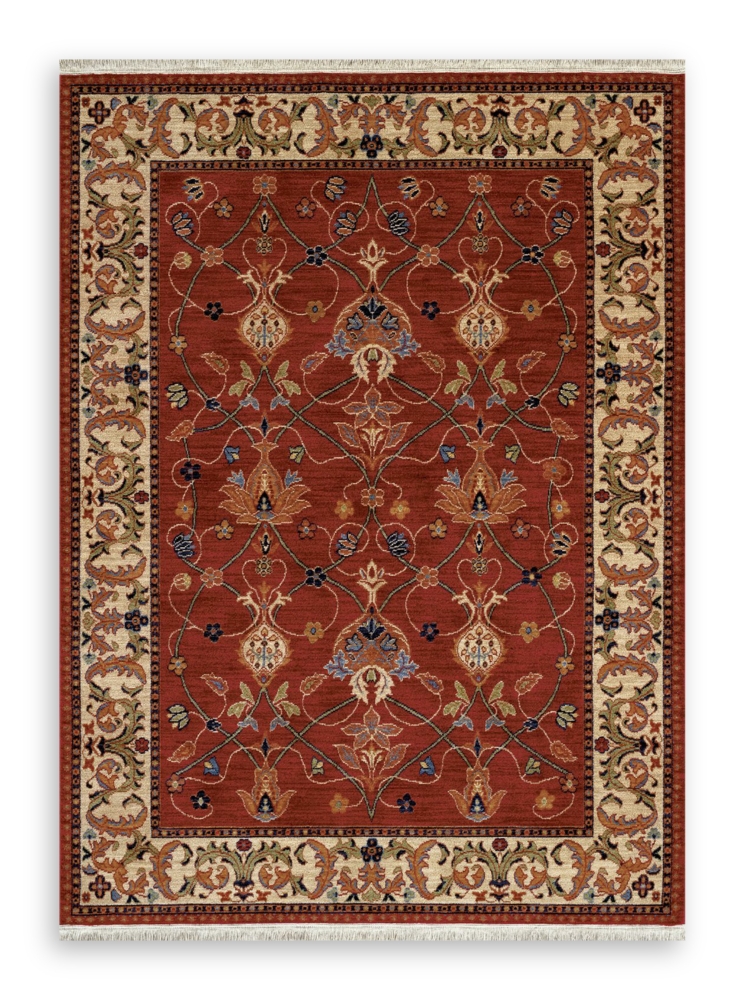 5'7"X 7'11" William Morris Red by Karastan