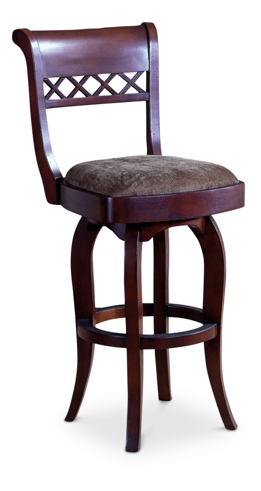 Tristan Cherry Swivel Counterstool