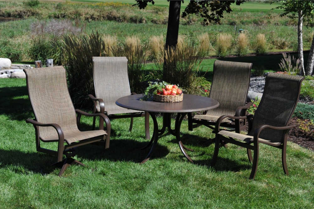 Ocala 5 Piece Sling Patio Dining Set