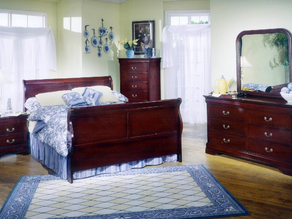 Louis Philippe Queen Bed