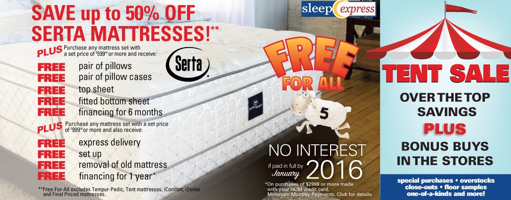 Mattress Free For All Event Going on NOW!