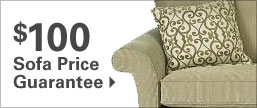 $100 Sofa Price Guarantee