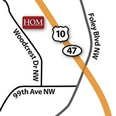 Coon Rapids, MN HOM Furniture Location